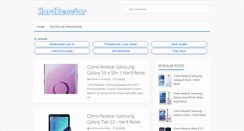 Desktop Screenshot of hardresetar.com.br